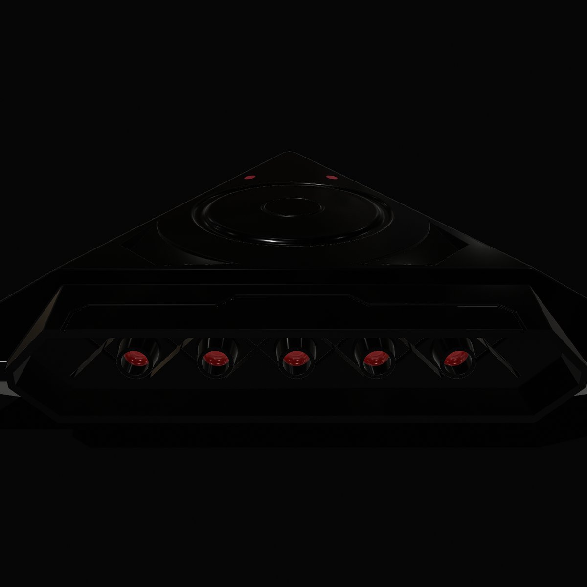 TR-3B Black Manta — rear view