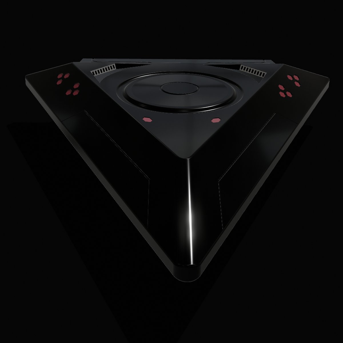 TR-3B Black Manta Physical Print