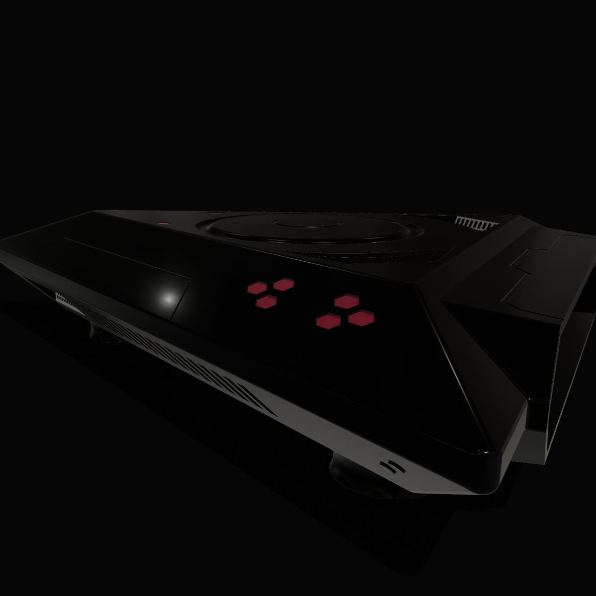 TR-3B Black Manta — side profile