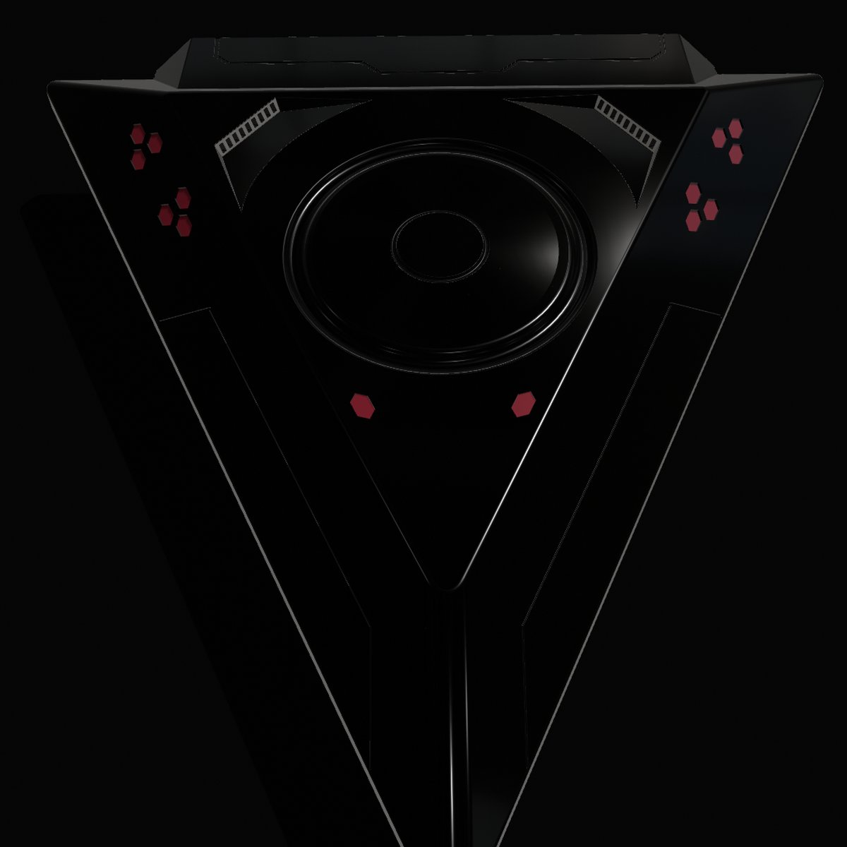 TR-3B Black Manta — top view