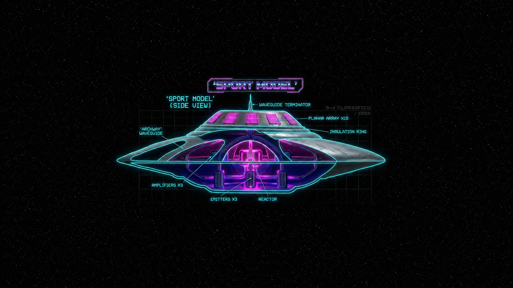 UFO/UAP 4K Wallpaper Pack — featured wallpaper, Sport Model in 1980s theme